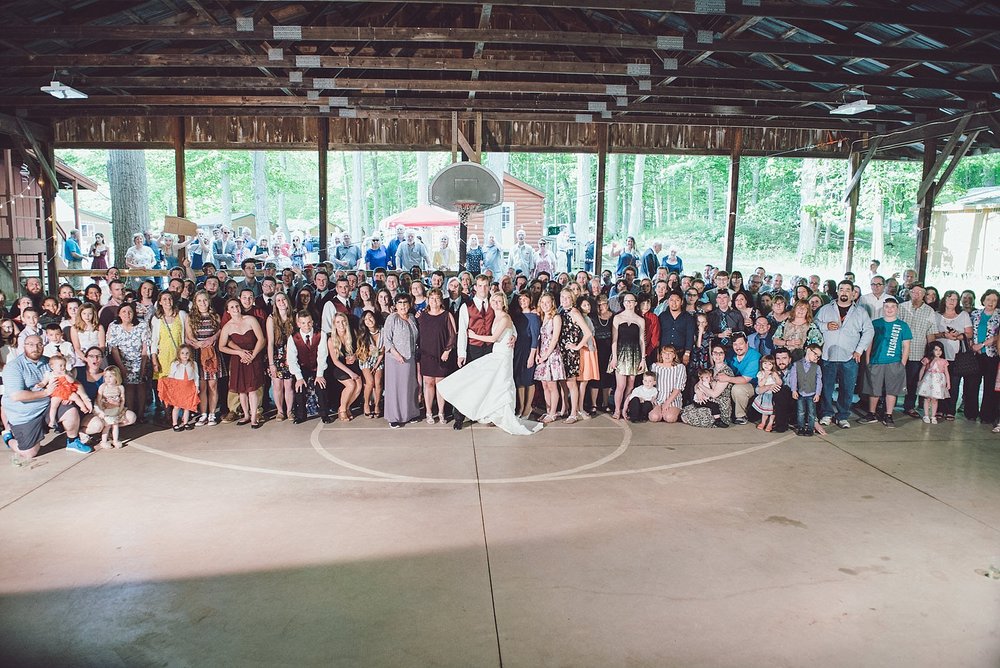 Rustic Van Buren Youth Camp Wedding