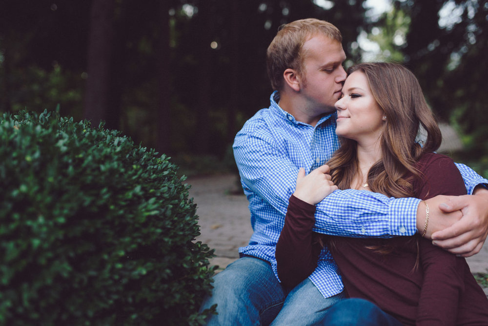 Friendship Botanical Gardens and Beach engagement session Michigan City Indiana