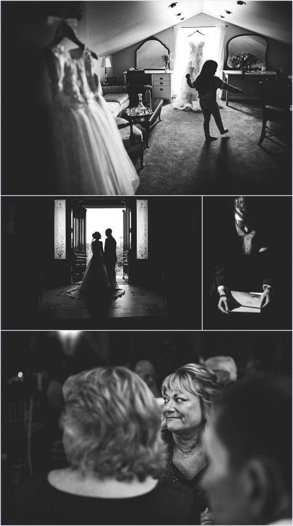 alt text="beautiful candid black and white wedding photography"