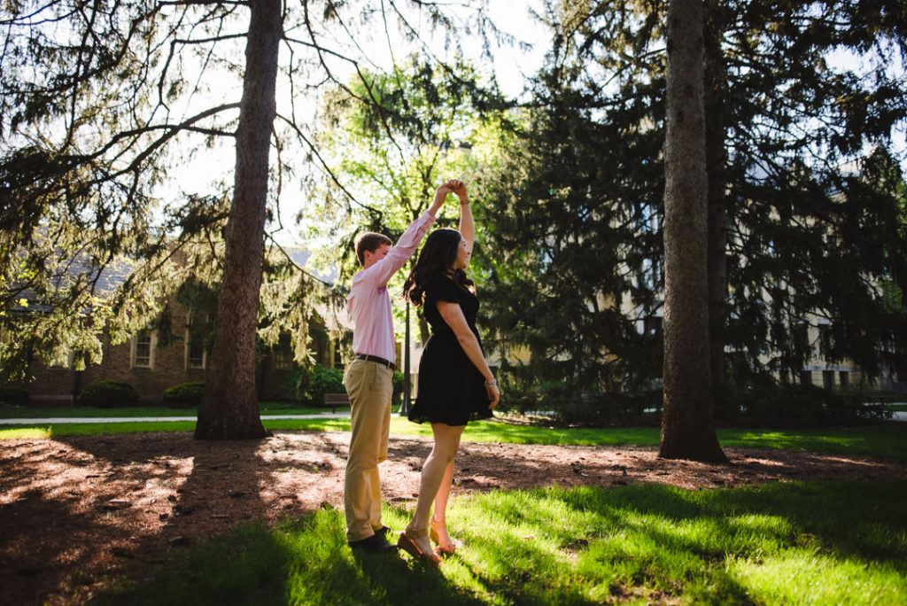 Notre dame proposal, proposal ideas, proposal photography, notre dame engagement, notre dame photos, engagement photography, South Bend, Indiana, wedding ring,