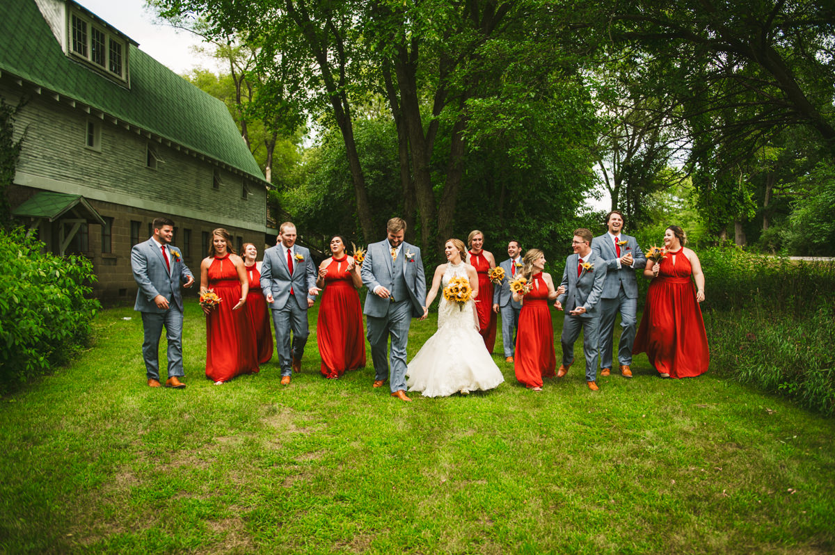 wedding at blue dress barn in Benton Harbor michigan