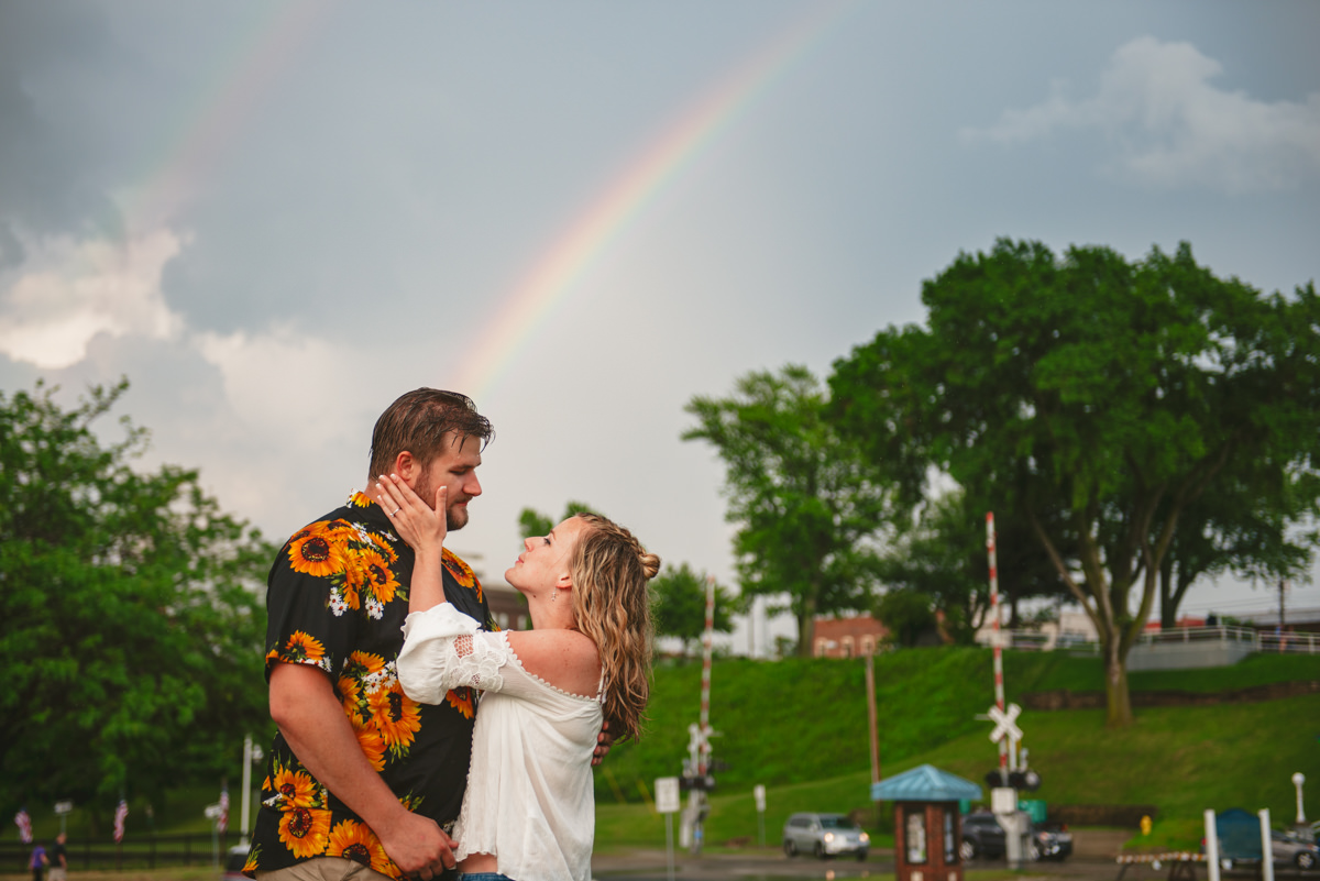 st Joseph michigan, engagement session, tiscornia park, engagement photography, outdoor, in the rain